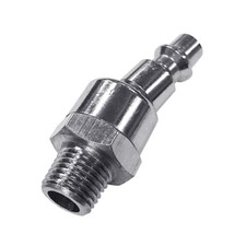 Air Tool-Fittings 1/4" NPT-Male Industrial Automotive-Steel Swivel Plug Coupler