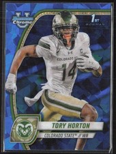 2024 Bowman University Chrome Sapphire #174 Tory Horton Colorado State Rams (C4)