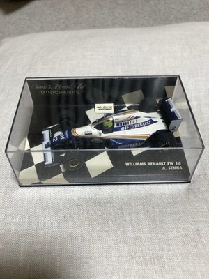 MINICHAMPS 1/43 Williams Renault FW16 F1 Auto Ayrton Senna BJ 1994