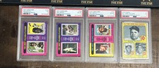 1973 Topps #1 All Time H.R. B.Ruth, H.Aaron, W.Mays PSA 3 & 3 1975 Topps Minis