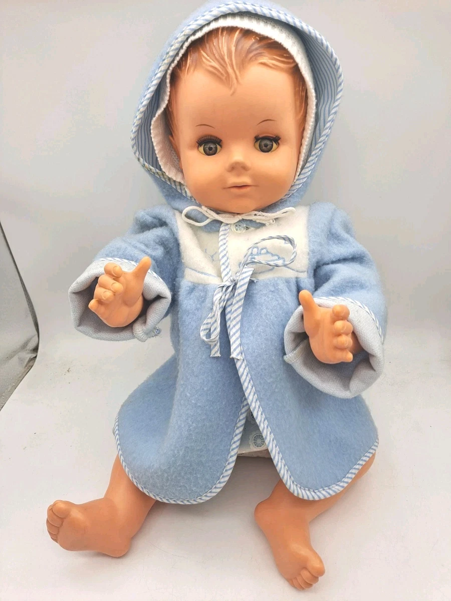 Poupée Vintage Petitcollin Alsace - Cigogne Blonde Yeux Bleus 35cm - Très Très Bon état