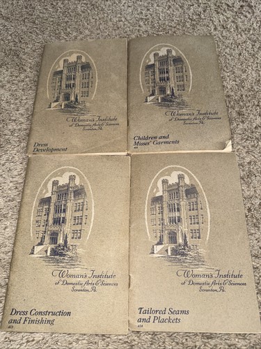 1920s Brooks Picken Woman's Institute Sewing Books 404,410,413,414