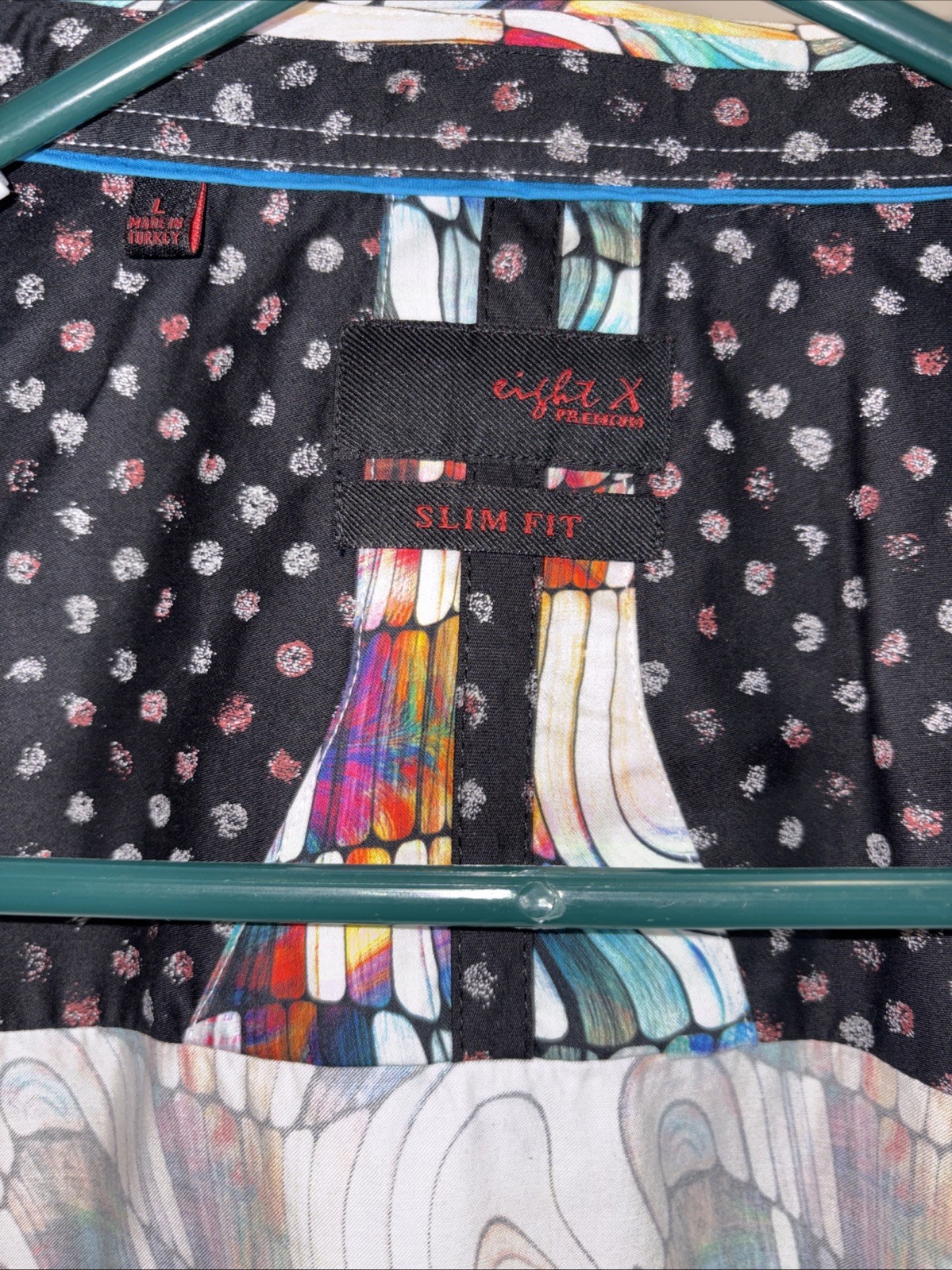 Eight X Premium Psychedelic Pattern Flip Cuff Shi… - image 6