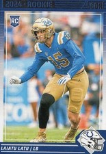 2024 PANINI SCORE LAIATU LATU RC #316