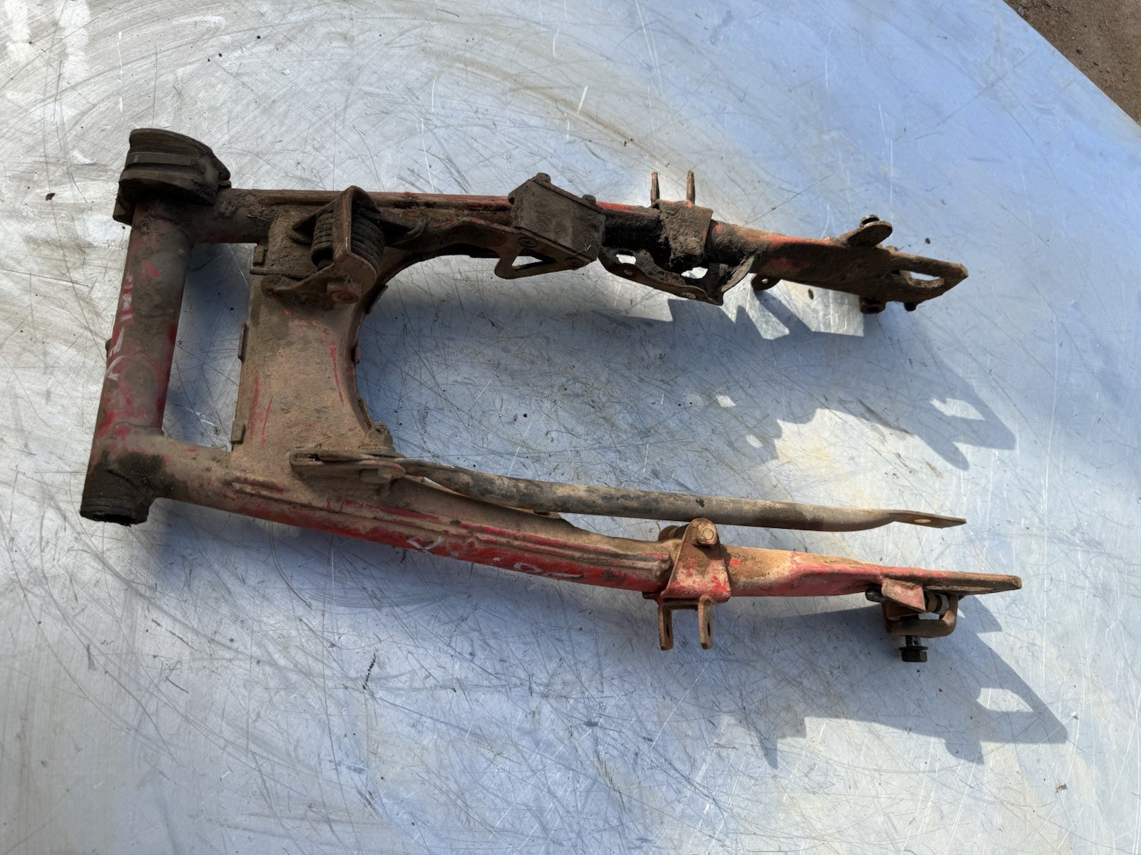 Honda XL185 XL 185 Steel Swingarm swing arm Linkage Frame Knuckle OEM Genuine