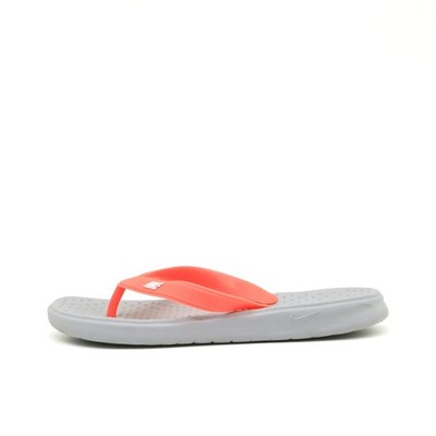 Nike Damen Sandalen EU 37,5 G4 Orange/Grau Wasserdicht, rutschfest Flip Flops