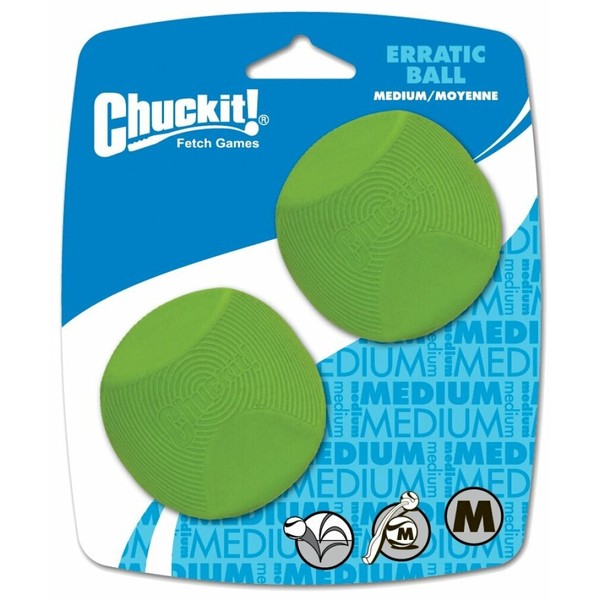Chuckit Erratic Ball M 6 Cm 2 Pack-image
