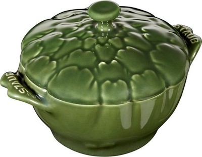 Staub Ceramic 16-oz Petite Artichoke Cocotte - Basil
