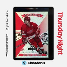 1997 DONRUSS LIMITED #115 STEVE YZERMAN CHRIS OSGOOD EXPOSURE