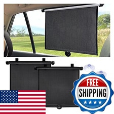 2PCS Car Window Shades for Baby 20x20 Retractable Side Window Sunblock UV Heat G