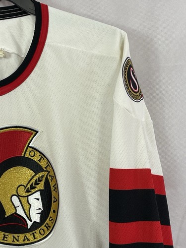 Vintage Ottawa Senators Jersey 1980s Maska Air Knit Sewn Stitched Men’s Size XL - Picture 5 of 17