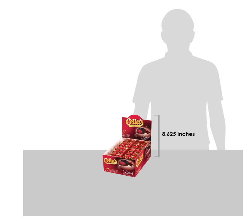 Dark Chocolate Covered Cherries Premium Cherry Cordial Candies Individually