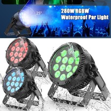 1-10pcs IP65 Waterproof LED Par Light 14x20W RGBW Outdoor Stage Lights DJ Party