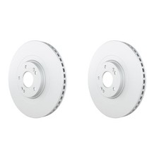 Bosch QuietCast Pair Set of Front Disc Brake Rotors for Palisade Telluride 3.8L