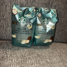 Lot 2 Of Starbucks WHITE CHOCOLATE MACADAMIA Ground Coffee 11oz 7-12-2026