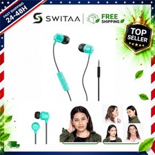 Skullcandy Jib Wired Earbuds 3.5mm AUX In-Ear Headphones with Mic Miami