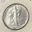 1945 Walking Liberty Half Dollar - AU