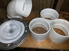 Fast Set 3" Mozzo PVC Flangia WC Flangia, Accoppiamento e 90 Gomiti Lotto