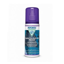 Nikwax Fabric Leather Proof, Spray-On Waterproofing for 125ml, Transparent