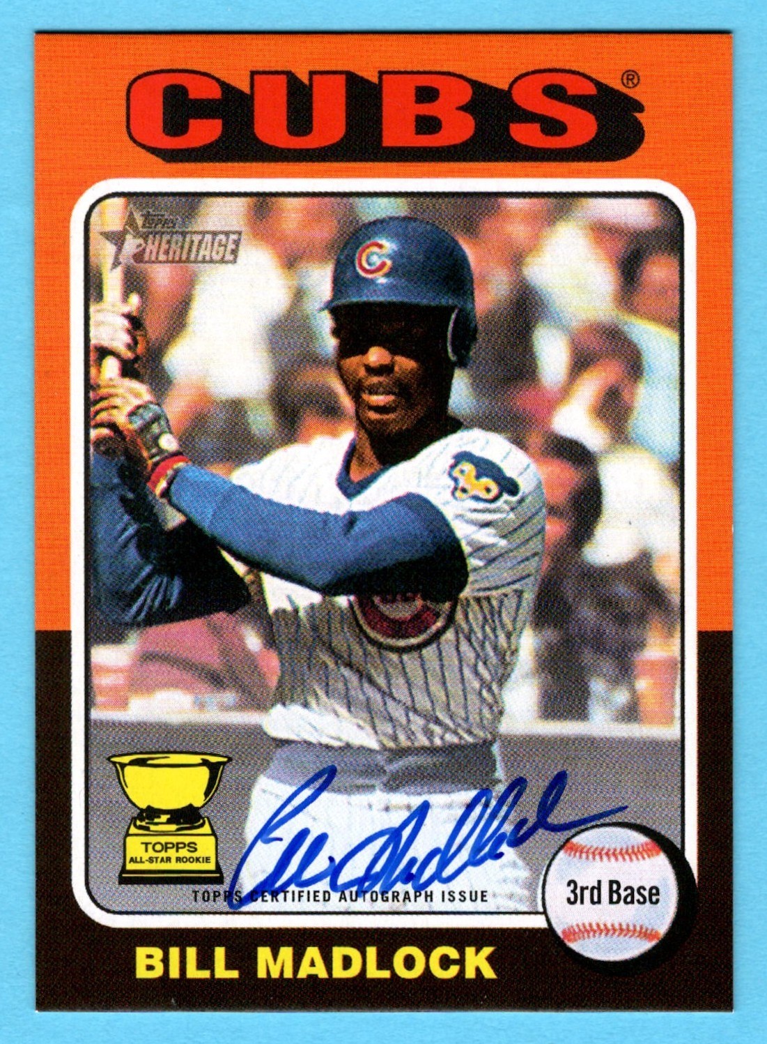 Bill Madlock 2024 Topps Heritage Real One Autograph Auto Chicago Cubs