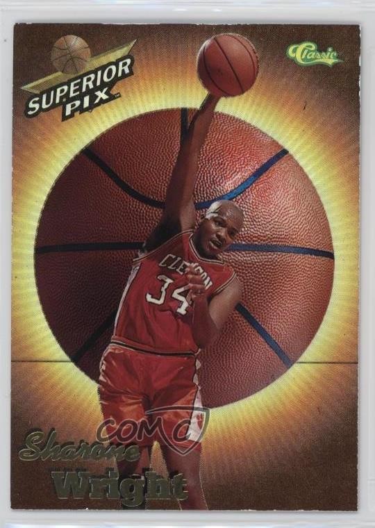 1995 Classic Superior Pix Chrome Gold Sharone Wright #6 12gr