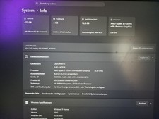 ASUS TUF Gaming A15 FA506NC Ryzen 5 7535HS 16GB RAM 477GB SSD RTX Radeon Win11