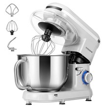 VIVOHOME 5.7L Stand Mixer 1500W 10 Speed Tilt-Head Kitchen Electric Food Mixer