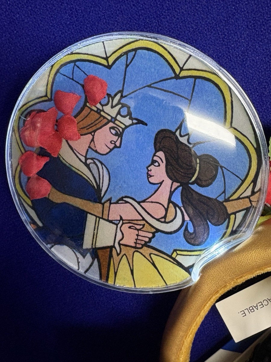 Disney Parks Disney100 Decades Beauty and the Beast Light Up Ears Headband-HTF Disney Parks 100 Years Beauty & the Beast Light-Up Ear  main image 2