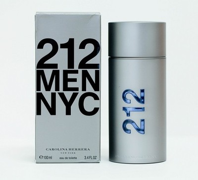 212 Men NYC by Carolina Herrera 3.4 oz / 100 ml EDT Men Cologne Spray