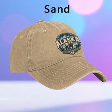 Alaska Wilderness Baseball Cap Bear Graphic Adjustable Dad Hat