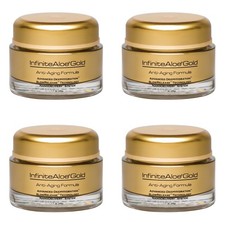 INFINITE ALOE ANTI-AGING GOLD CREAM 4 PACK Of Size 1.7 oz. / 48g. NEW  