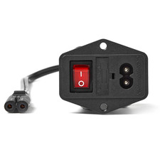 Replacement Recliner Mounted Power Socket with Two Prong