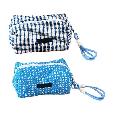Spacious Waterproof Makeup Bag Lightweight Polyester Travel Accessories Case