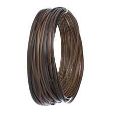 Coffee Gradient Flat Synthetic Rattan Weaving Material Plastic Rattan for6017
