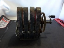 ANTIQUE LEICH ELEC. CO TELEPHONE CRANK MAGNETO ASSEMBLY (UNTESTED) - FREE SHIP