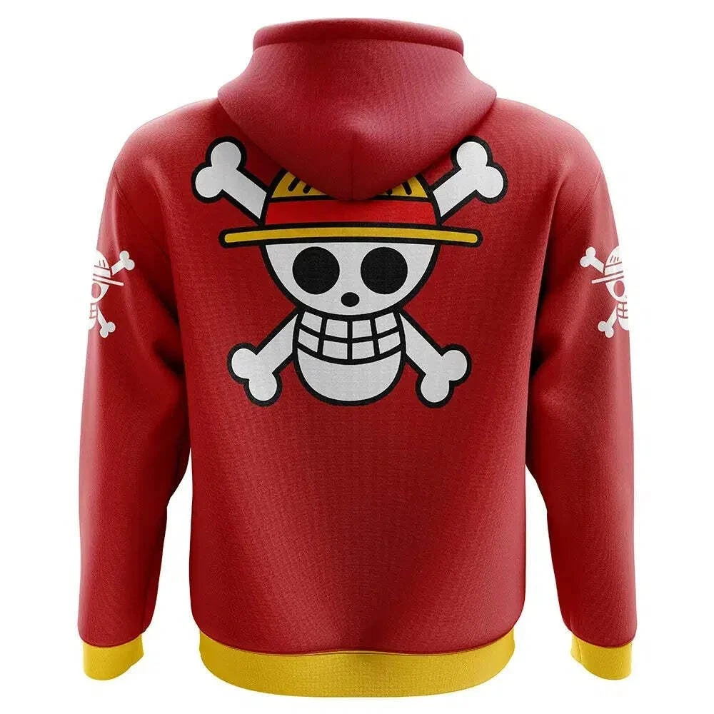 One Piece Straw Hats Luffy 3D Hoodie
