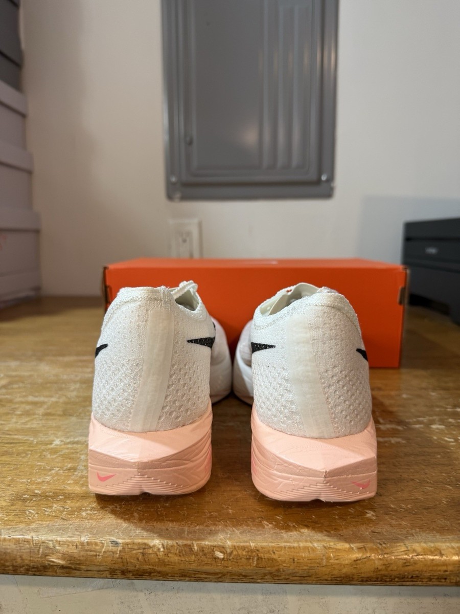 Men's Size 8-11.5 Nike ZoomX Vaporfly Next% 3 Sail Black Crimson