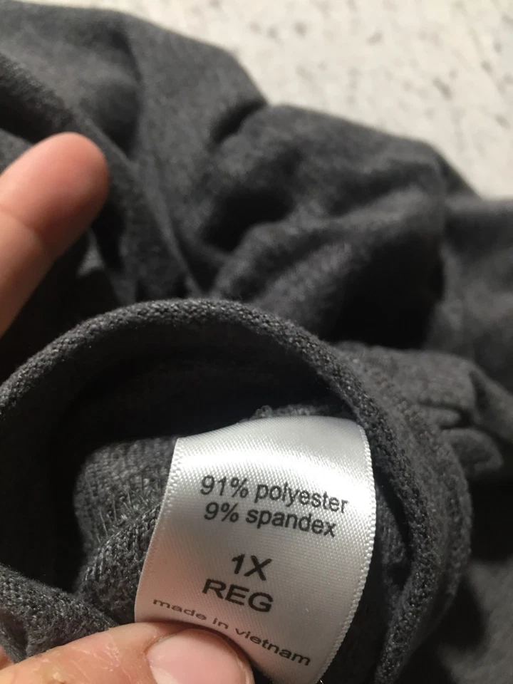 Maurices Jogger Sweatpants Plus Size 1X Gray Pockets Drawstring - Image 4 of 4