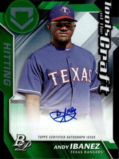 2017 Bowman Platinum #TOCA-AI Andy Ibanez Tools Craft Autographs Hitting #/35