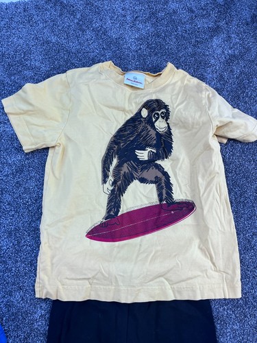 Boys Hanna Andersson Lot 4 pieces-3 t-shirts 1 shorts Size 120 US 6-7 - Picture 6 of 10