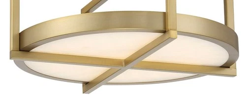 Minka Lavery 5616-L Boada 14"W LED Semi-Flush Ceiling Fixture - Brass - Picture 3 of 3