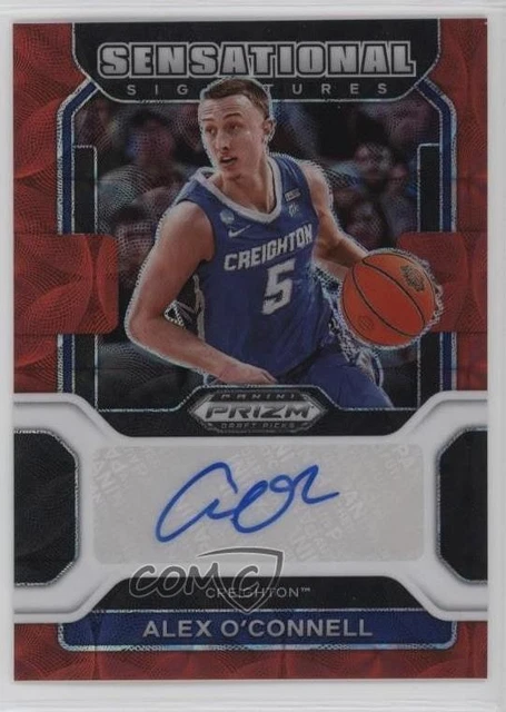 2022 Panini Prizm Draft Picks Choice Red 80/88 Alex O'Connell #SS-AOC Auto 11ye