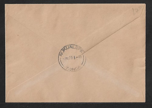 TONGA FDC COMMEMORATIVES COVER 1970 - 第 2/2 張圖片