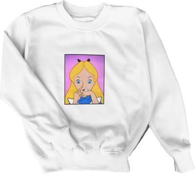 Alice im Wunderland FLAKE SWEATSHIRT Neuheit Parodie Drogen Kokain Pullover Oberteil 251