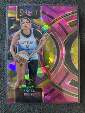 2024 Panini Select WNBA - Premier Level Angel Reese #147 Pink Ice Prizm (RC)