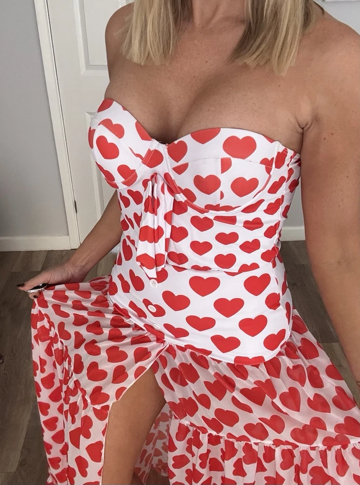 Swimsuit & Skirt Set ❤️ - Image 4 of 4