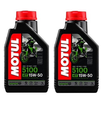 2l Motoröl Motul 5100 15W-50 Motoröl 4T 104080 4T Bike Motorrad