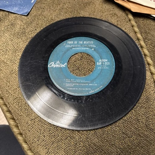 Four By The Beatles vinyl 45 rpm EP, EAP1-2121