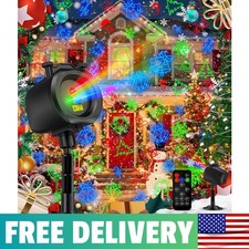 32 Pattern Christmas Projector with Remote - Indoor/Outdoor Holiday Lights