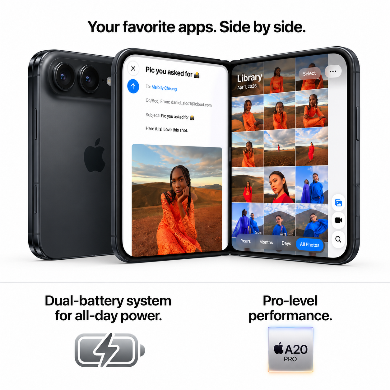 Apple iPhone Duo 1TB Night Sky Unlocked SEALED IN HAND ⭐ Free 2-Day ...